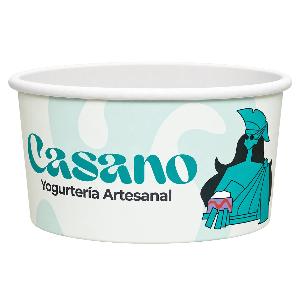 Envase personalizado para Cassano – Yogurtería Artesanal