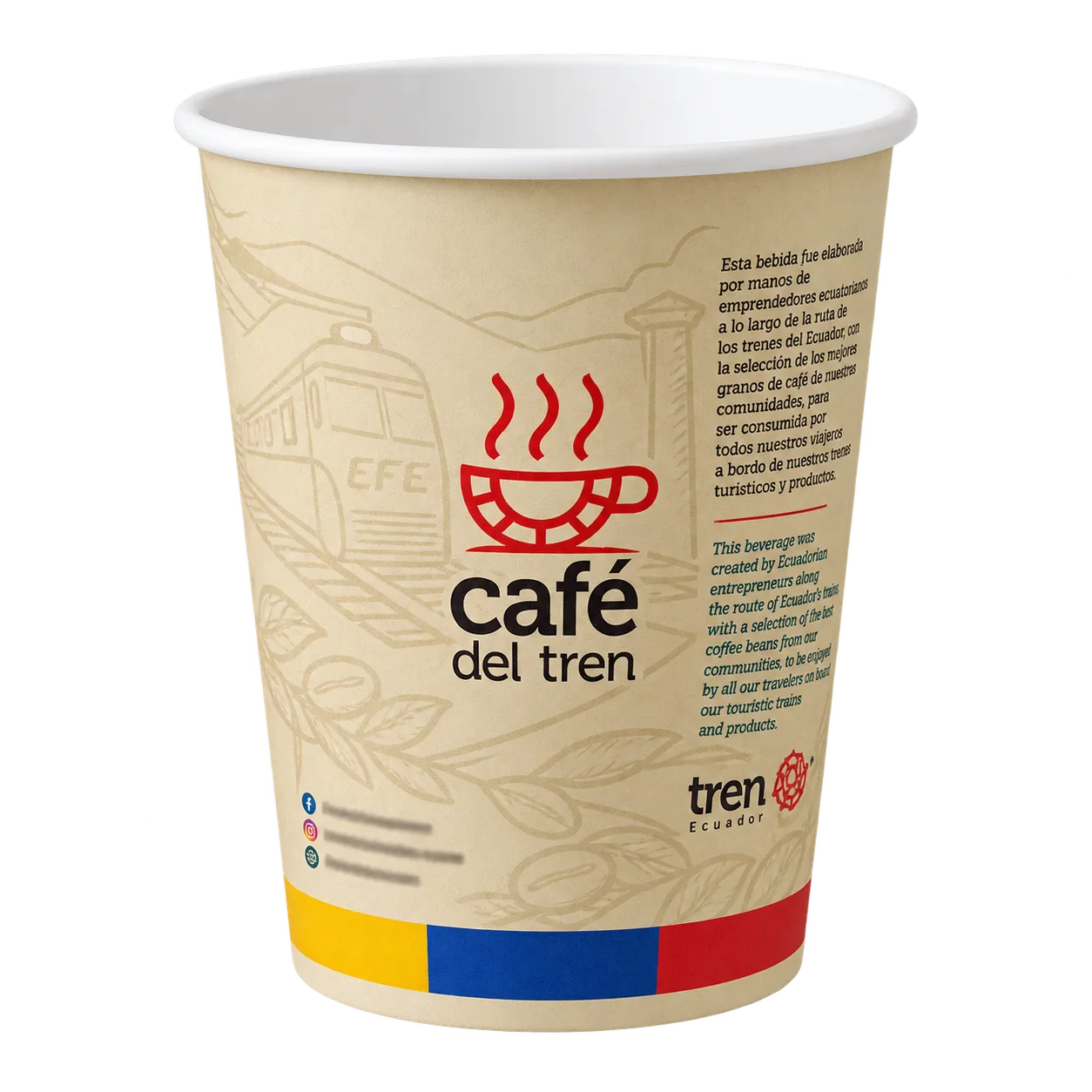 Envase personalizado para Café del Tren