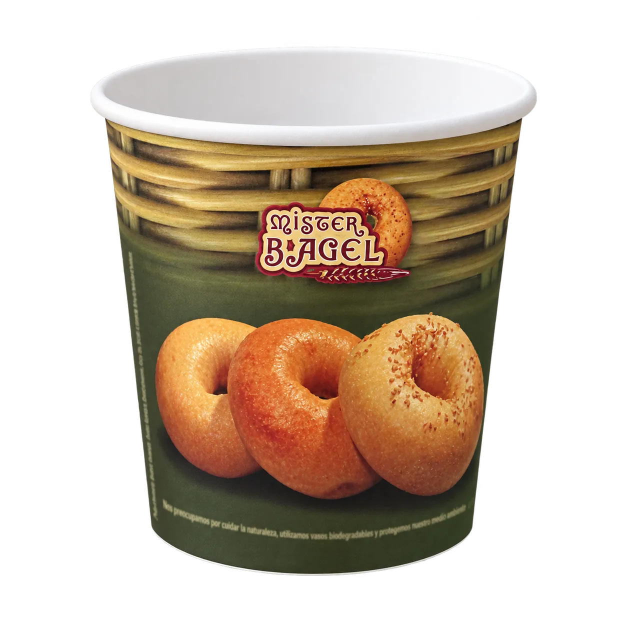 Envase personalizado para Mister Bagel